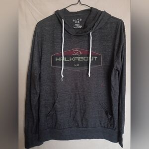 Blue 84 Men's Charcoal Hoodie with Graphic